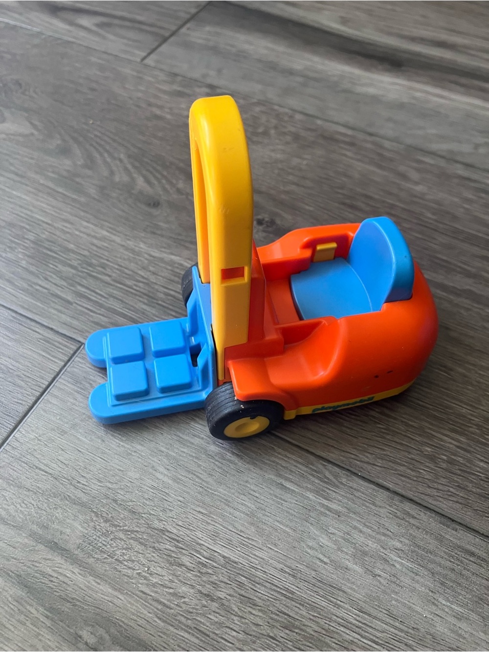 Playmobil 1.2.3 Forklift Toy Vehicle Replacement Piece 6959 Construction 2015